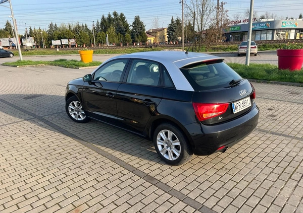 Audi A1 cena 30000 przebieg: 114000, rok produkcji 2012 z Ciechanów małe 232